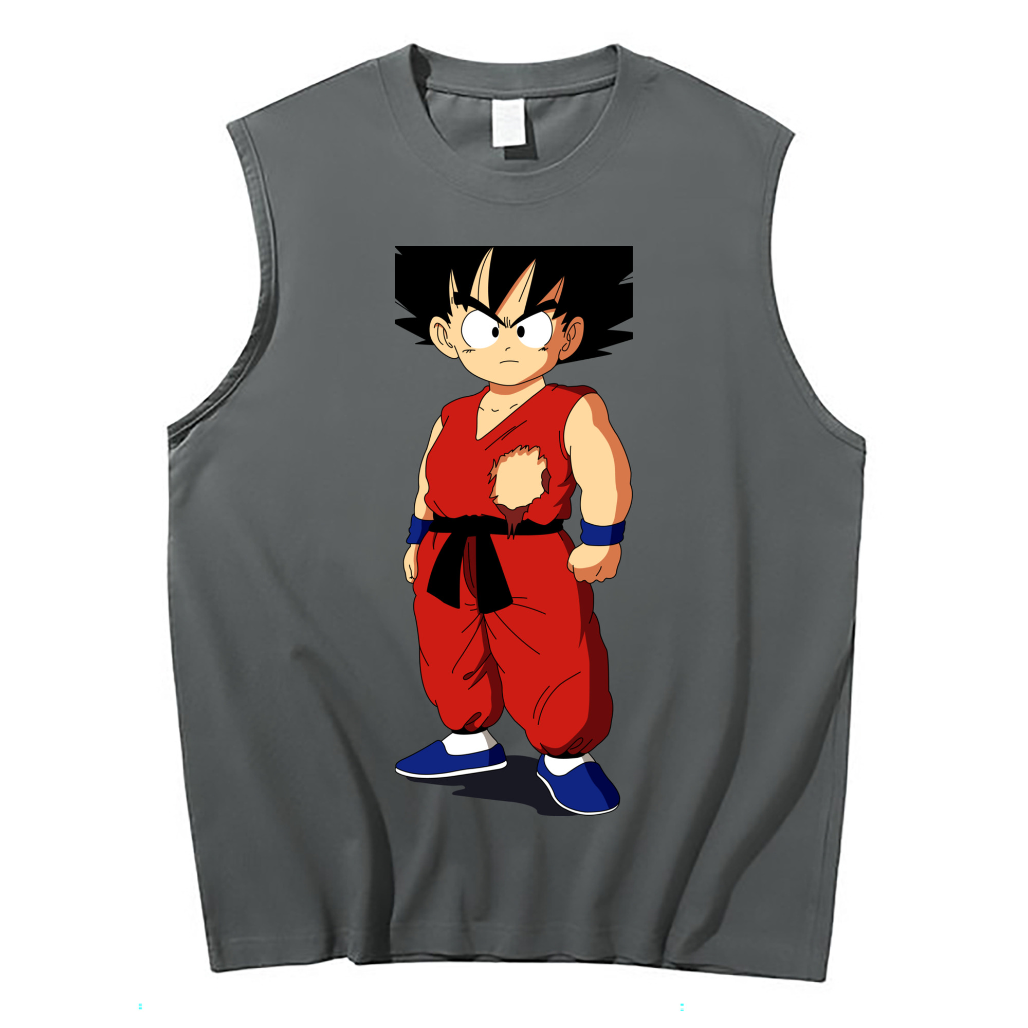 （画像用） ドラゴンボール 孫悟空（そん ごくう）Son Goku カカロット DRAGON BALL Kakarotto コットン100％タンクトップ（フロントプリント）